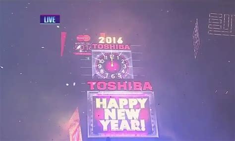New Year 2016 Ball Drop