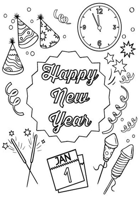 New Year Printables Free