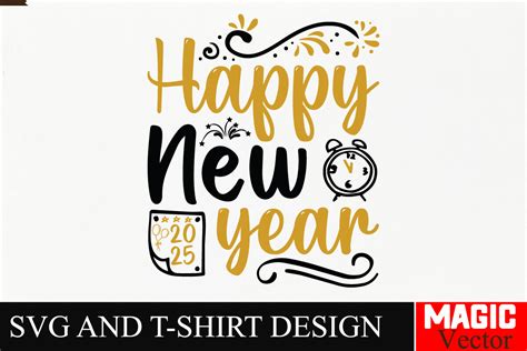 New Year SVG Cut File