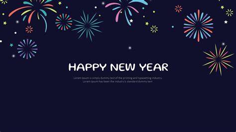 New Year Slides Template