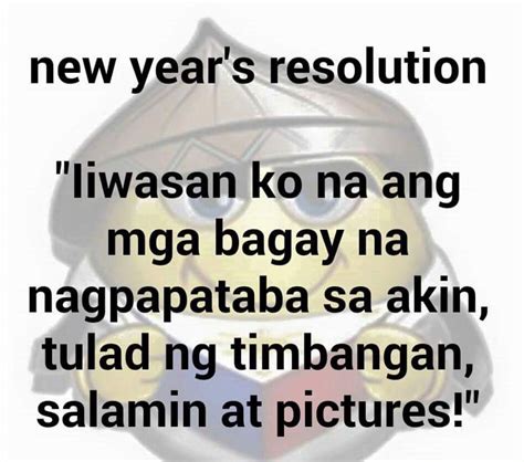 New Year s Resolution In Tagalog