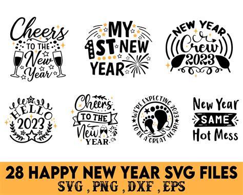 New Years Svg Baby