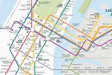New York City Train Map
