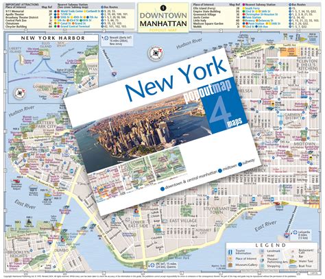 Plattegrond Popout Map New York Compass Maps 9781910218112