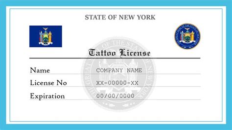 New York Tattoo License