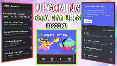 New beta features
