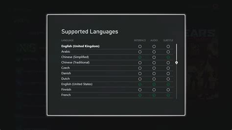 New supported languages chart