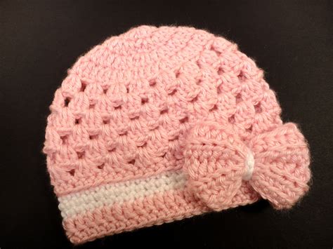Newborn Crochet Beanie Pattern Free