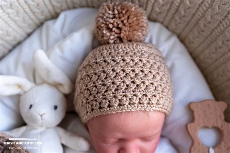 Newborn Crochet Hat Tutorial
