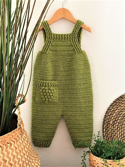 Newborn Crochet Overalls
