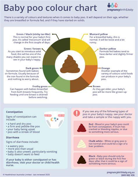 Newborn Poo Colour Chart