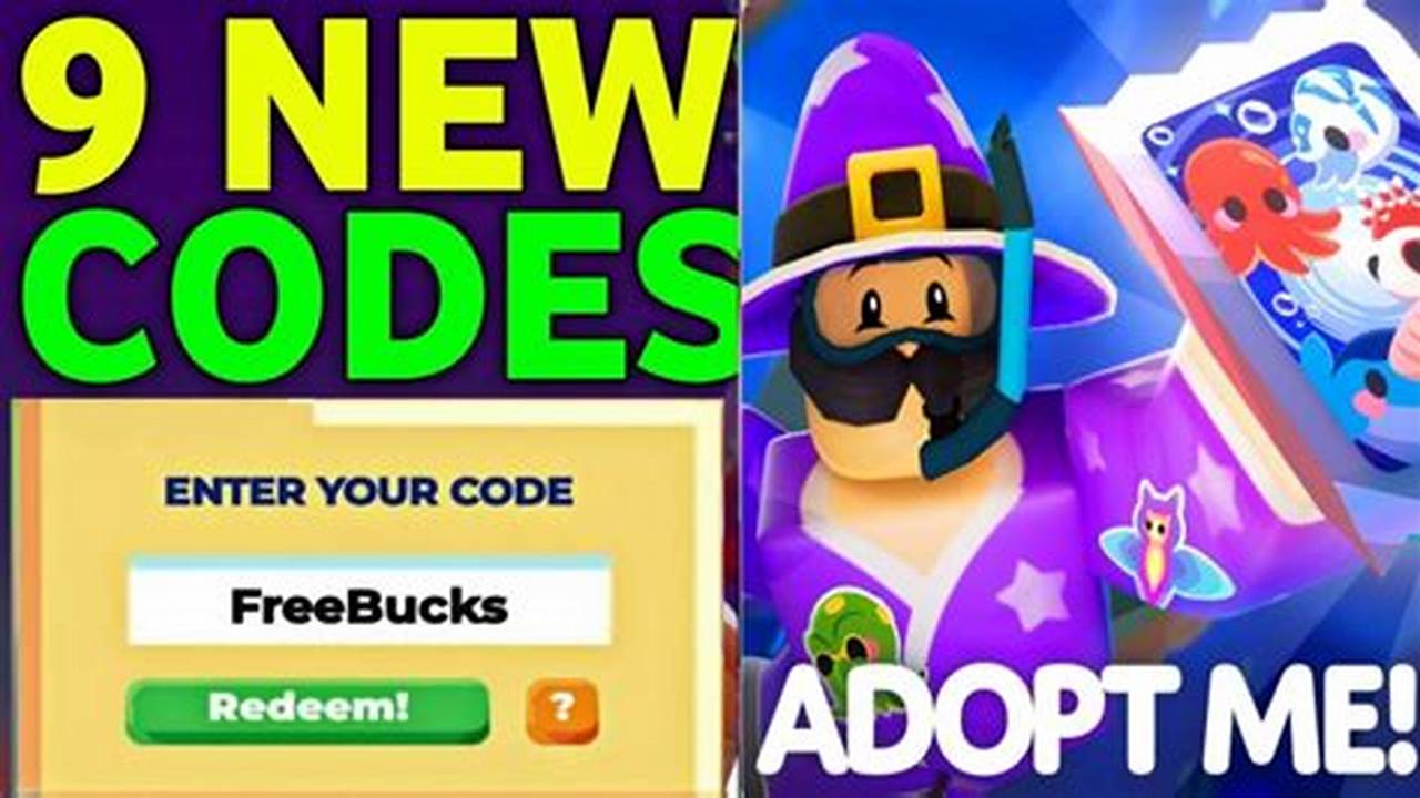 Newest Adopt Me Codes 2024
