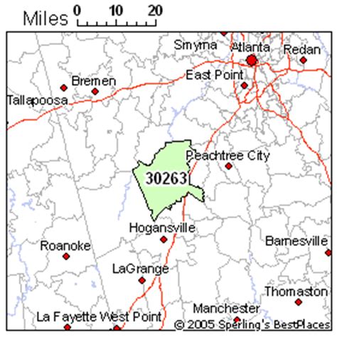 Newnan, (GA) Zip Code Map Locations, Demographics list of