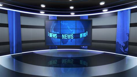 News Broadcast Background