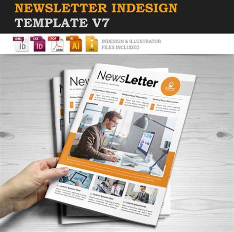 Newsletter Template Indesign