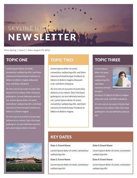 7 Amazing Family Newsletter Templates (Word PDF)