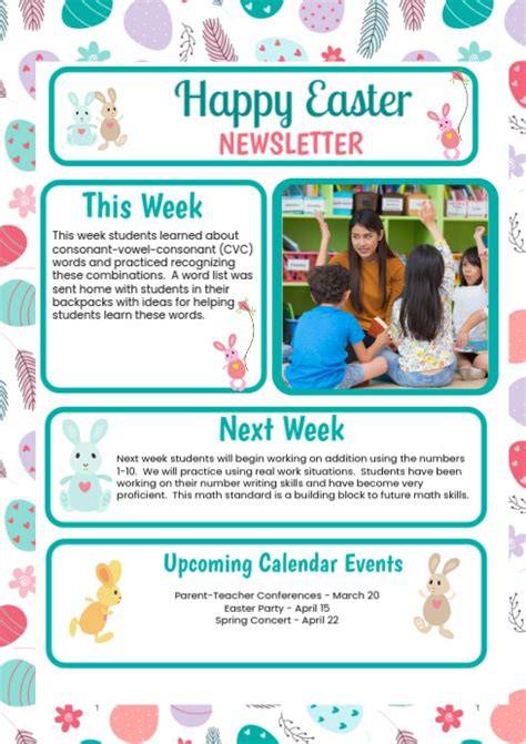 Newsletter Easter