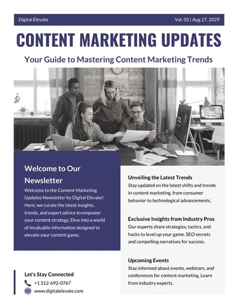 Newsletter Magazines for Content Marketing