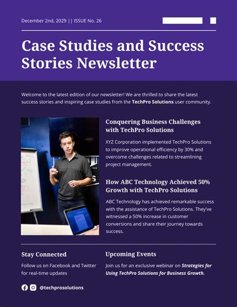 Case Study Template Case study template, Newsletter design templates