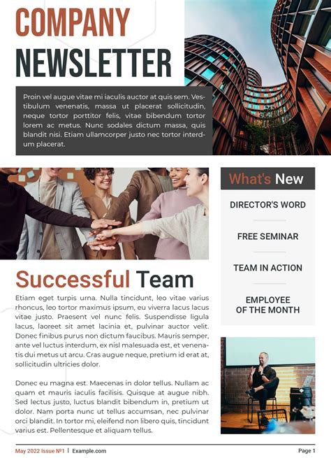Free Newsletter Templates & Examples [10+ Free Templates]