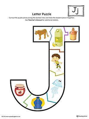 Newspaper Letter J Puzzle Examples