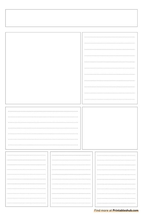 Newspaper Template Blank Printable