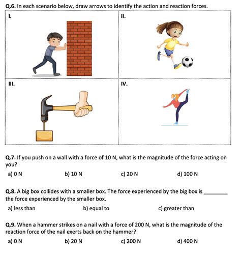 Newtons Third Law Worksheet