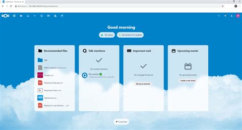 Nextcloud via Docker&hellip; continued