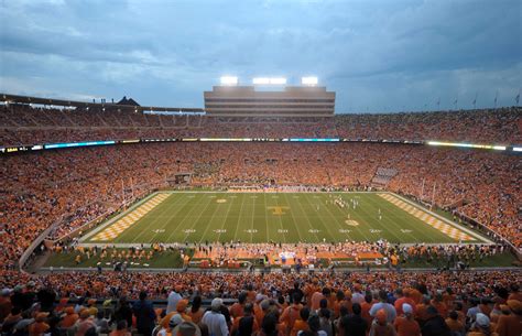 Neyland Stadium packed with University of Tennessee Volunteers fans