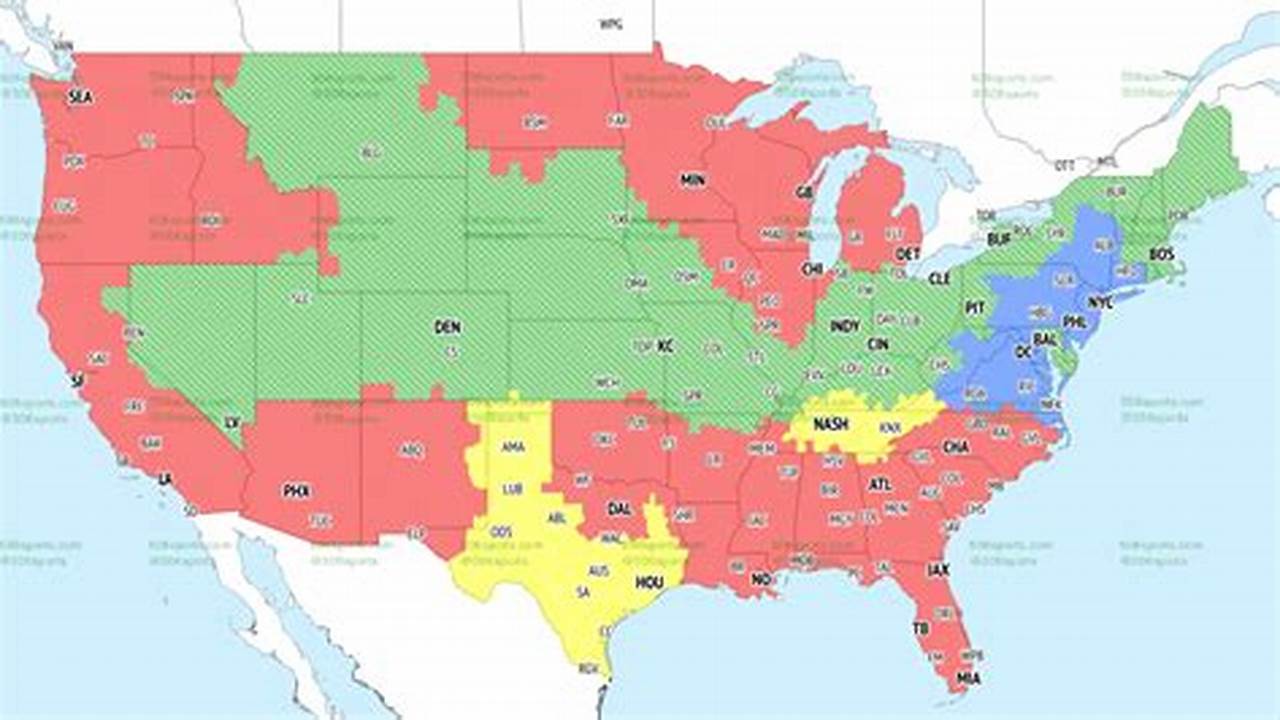 Nfl Coverage Map Week 18 2024 Cbs News