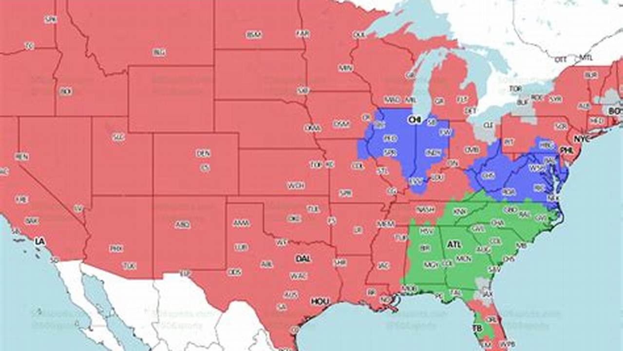 Nfl Tv Coverage Map Week 16 2024