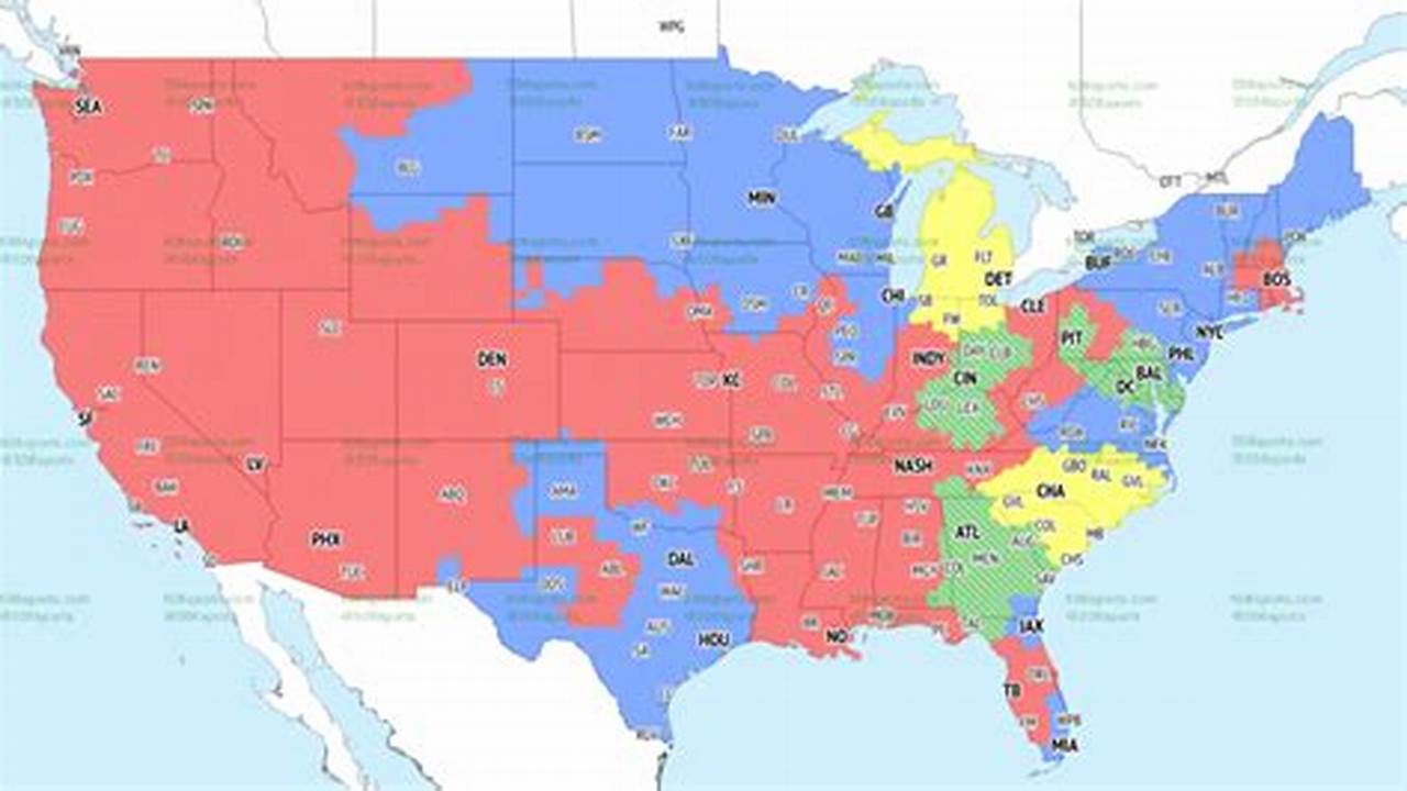 Nfl Tv Coverage Map Week 16 2025