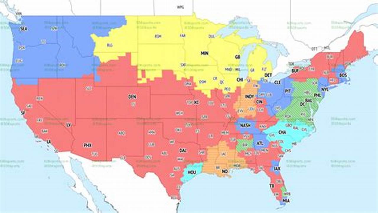 Nfl Tv Coverage Map Week 8 2025