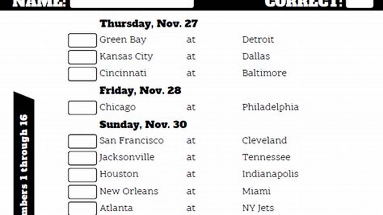 Nfl Week 13 Score Predictions 2025
