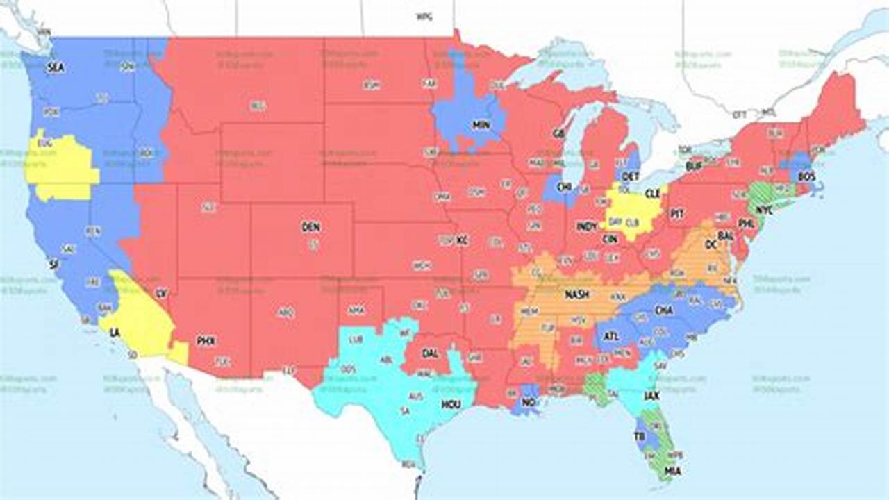 Nfl Week 5 Coverage Map 2024 Printable