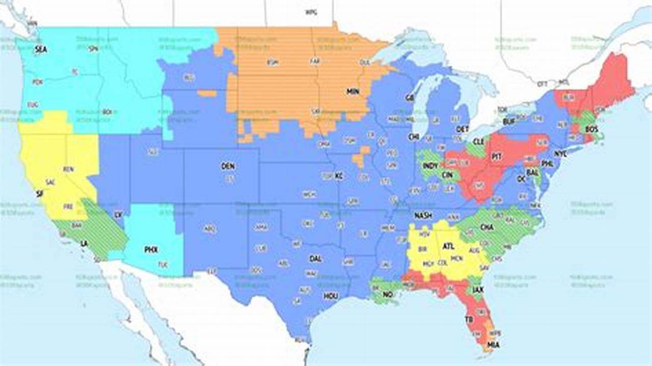 Nfl Week 6 Tv Coverage Map 2025
