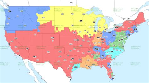 NFL Week 8 TV Coverage Maps Lions, Chiefs Set To Square Off In London