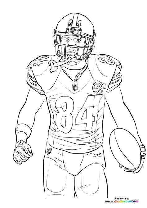 Nfl Football Player Coloring Pages