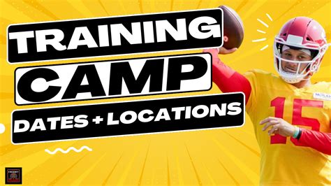 Get Ready for the Gridiron: NFL Training Camp Dates!