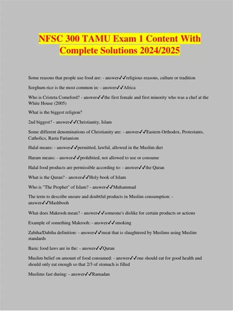 Nfsc Tamu Courses Catalog For Graduate Programs