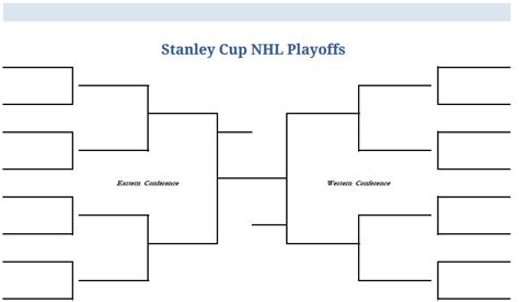 Nhl Brackets Printable