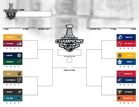 Nhl Bracket 2023 Printable