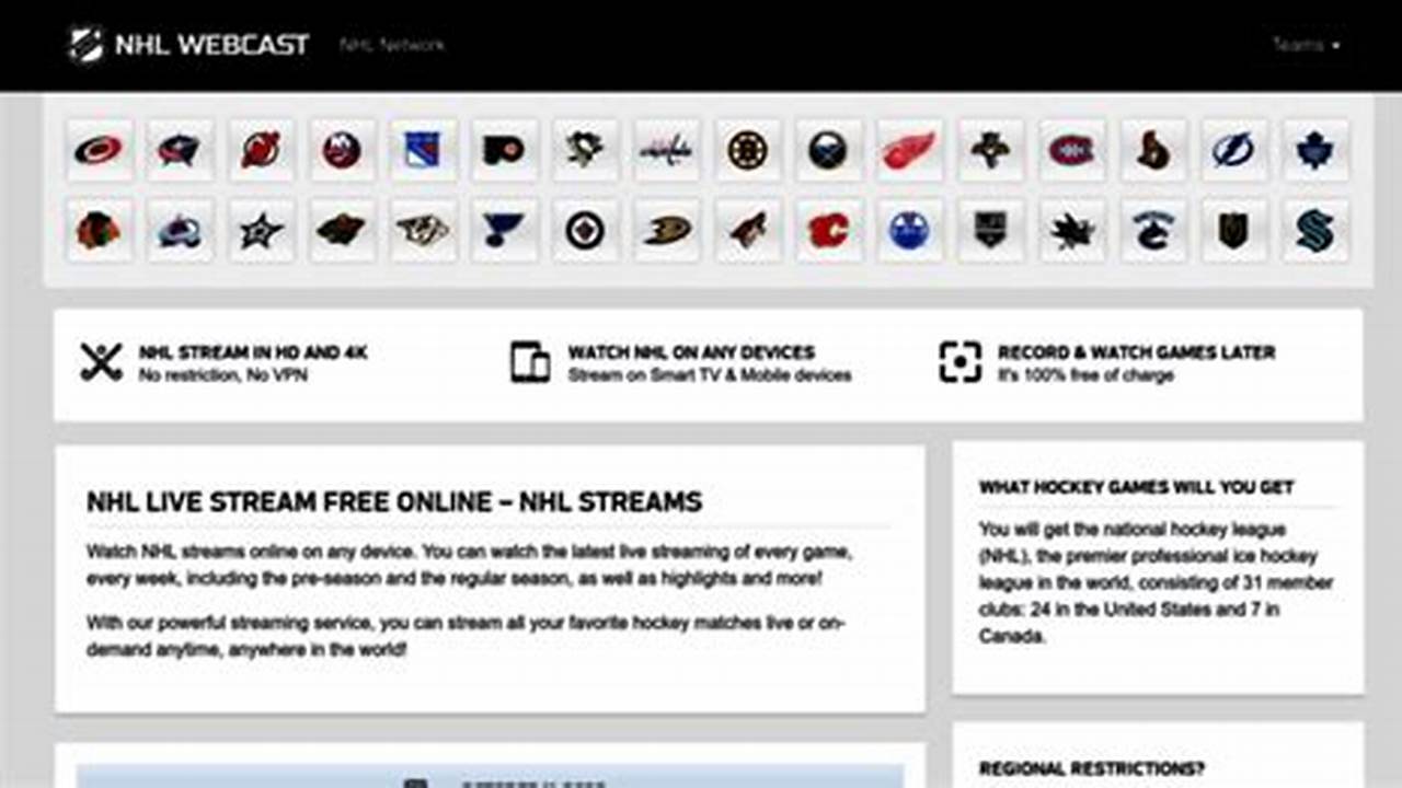 Nhlwebcast.Com Login