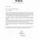 Nhs Recommendation Letter Template