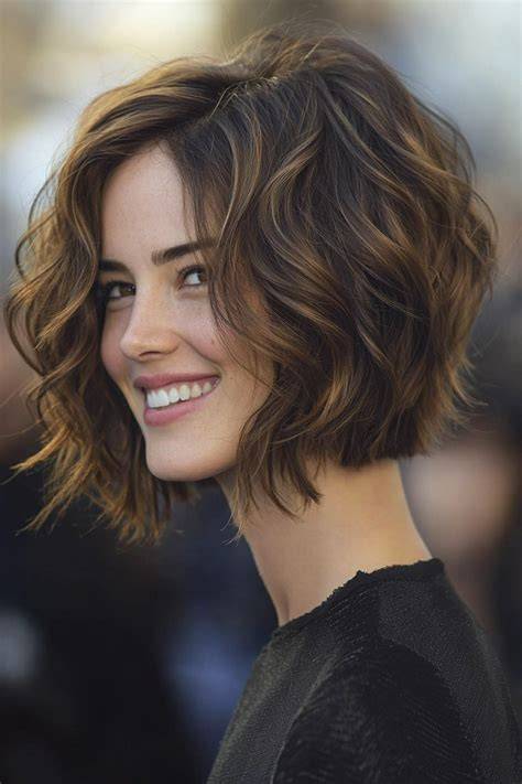 15 Nice Layered Wavy Bob Short Hairstyles 2018 2019 Most Popular