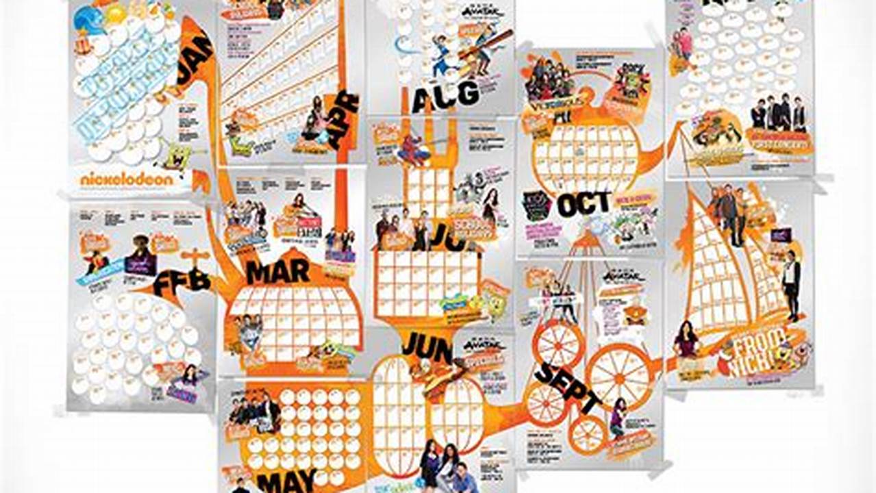 Nickelodeon Documentary 2024 Calendar