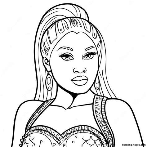 Nicki Minaj Coloring Pages