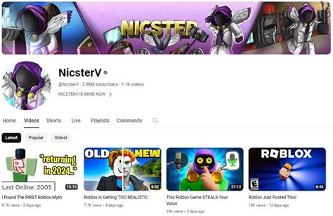 NicsterV - Roblox