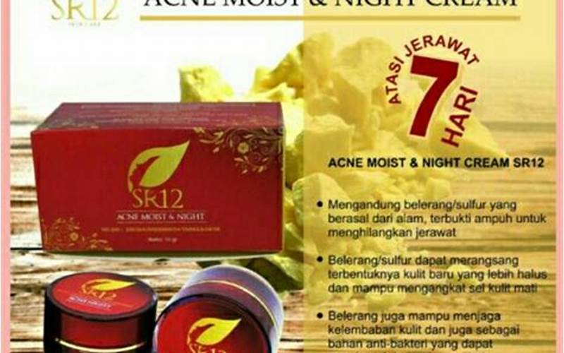 Night Cream Terbaik Untuk Menghilangkan Bekas Jerawat