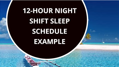 Night Nurse sample Sleep schedule Nurse schedule, Night shift nurse